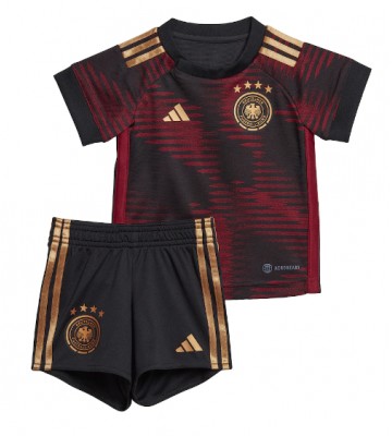 Tyskland Replika Babytøj Udebanesæt Børn VM 2022 Kortærmet (+ Korte bukser)